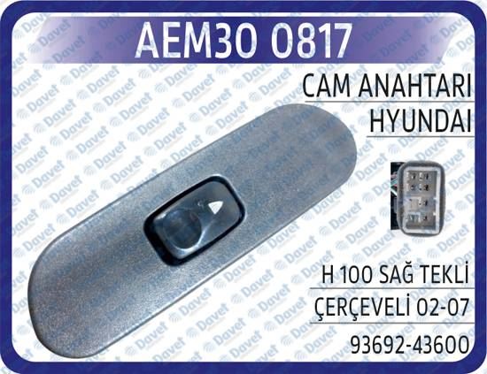 AEM 300817 Cam Anahtari Hyundai H 100 Sag Tekli Cerceveli 02-